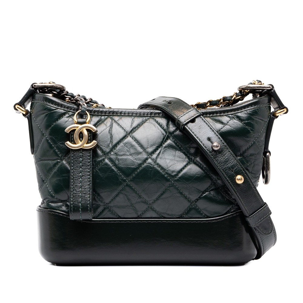 Pre-Loved Chanel Small Bicolor Aged Calfskin Gabrielle Crossbody